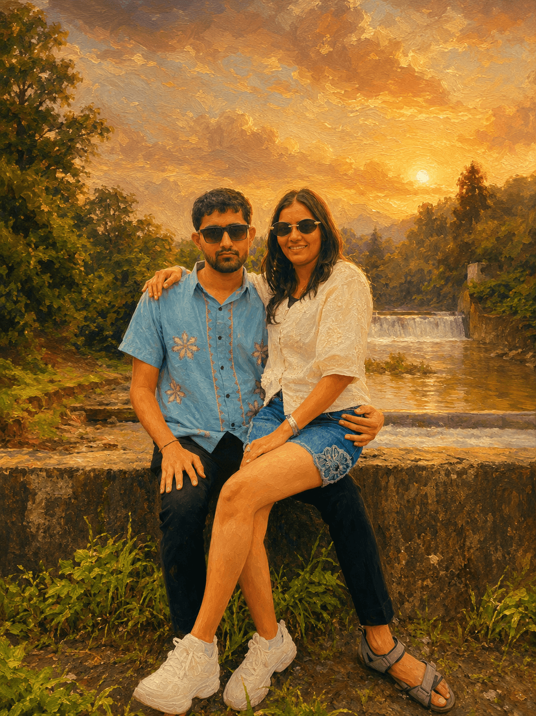 Result generated from Cinematic Oil Painting