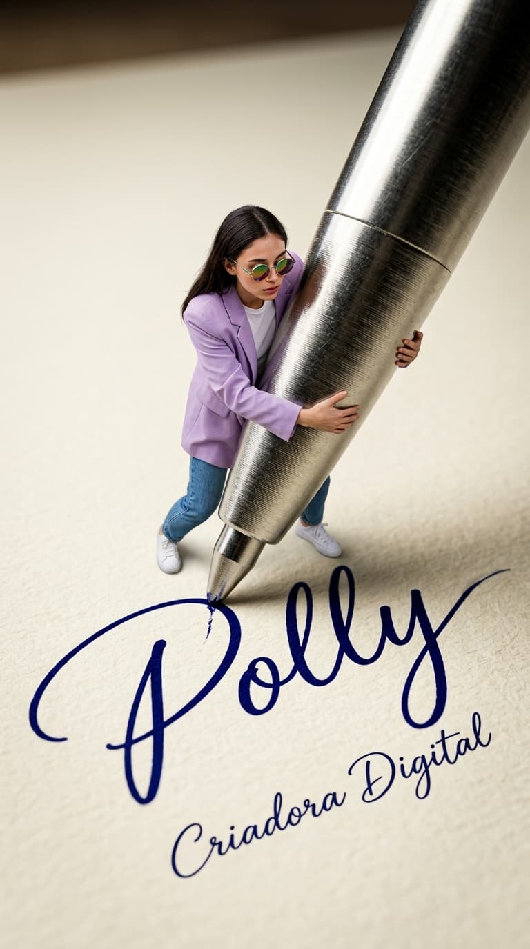 Example result from the Polly Concept Portrait | Playful Sketch Wall Art with Positive Vibes prompts