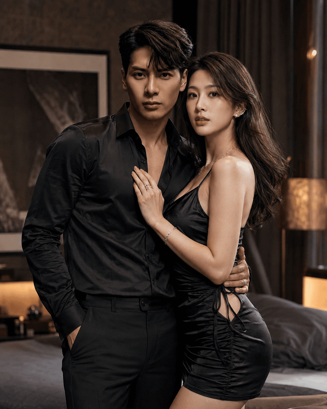 Result generated from Indian Couple Fashion Portrait – Luxury Editorial Photoshoot